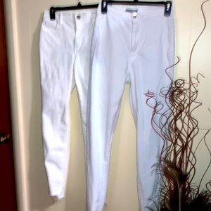 Two pair of White pants